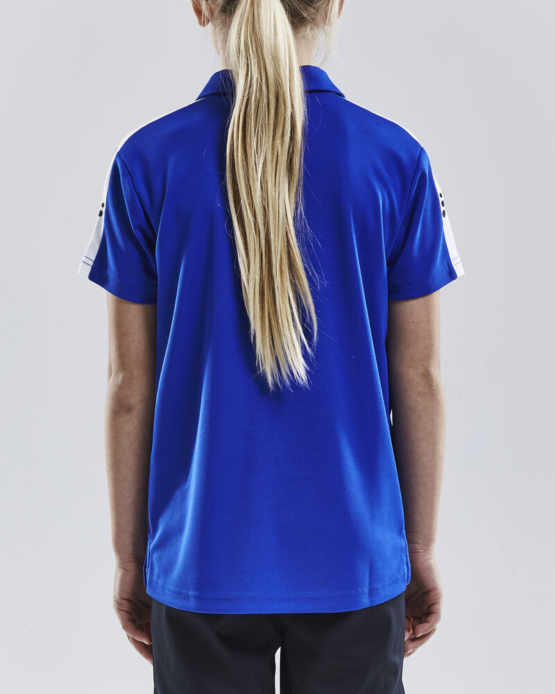 Craft Progress Polo Pique JR - Club Cobolt [1346] / 122/128