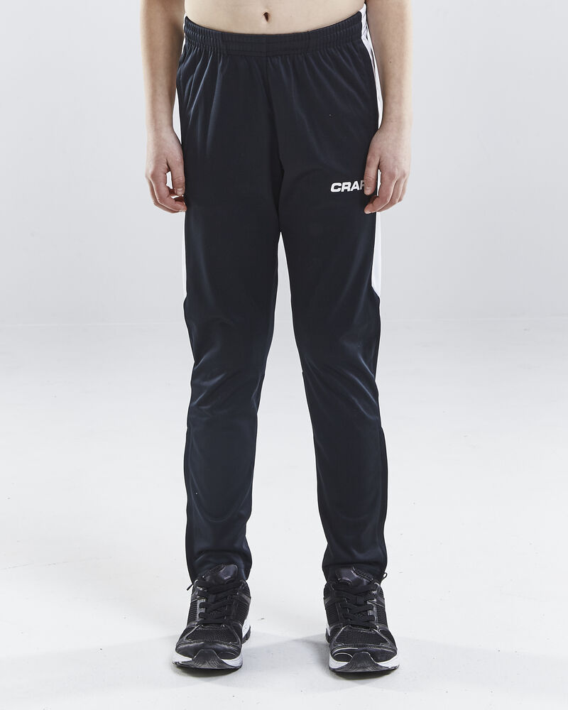Craft Progress Pant Jr - Black/White [9900] / 122/128