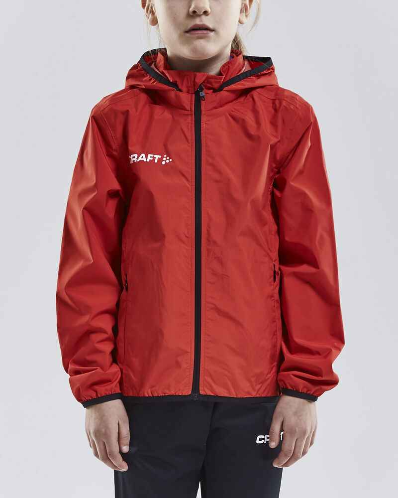 Craft Jacket Rain Jr - Bright Red [1430] / 122/128