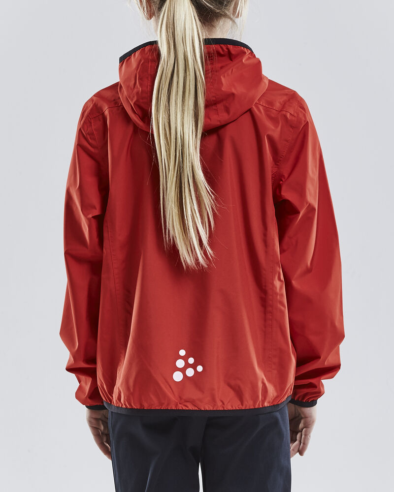 Craft Jacket Rain Jr - Bright Red [1430] / 122/128