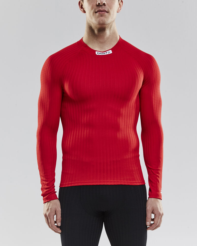 Craft Progress Baselayer CN LS M - Bright Red [1430] / XS