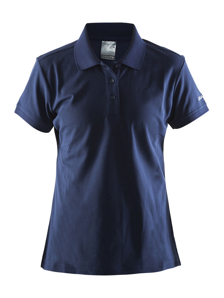 Craft Pique Polo Wmn Navy XS