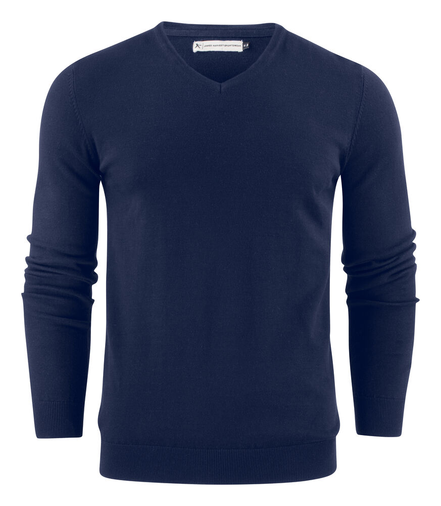 Ashland V-Neck Pullover Navy S