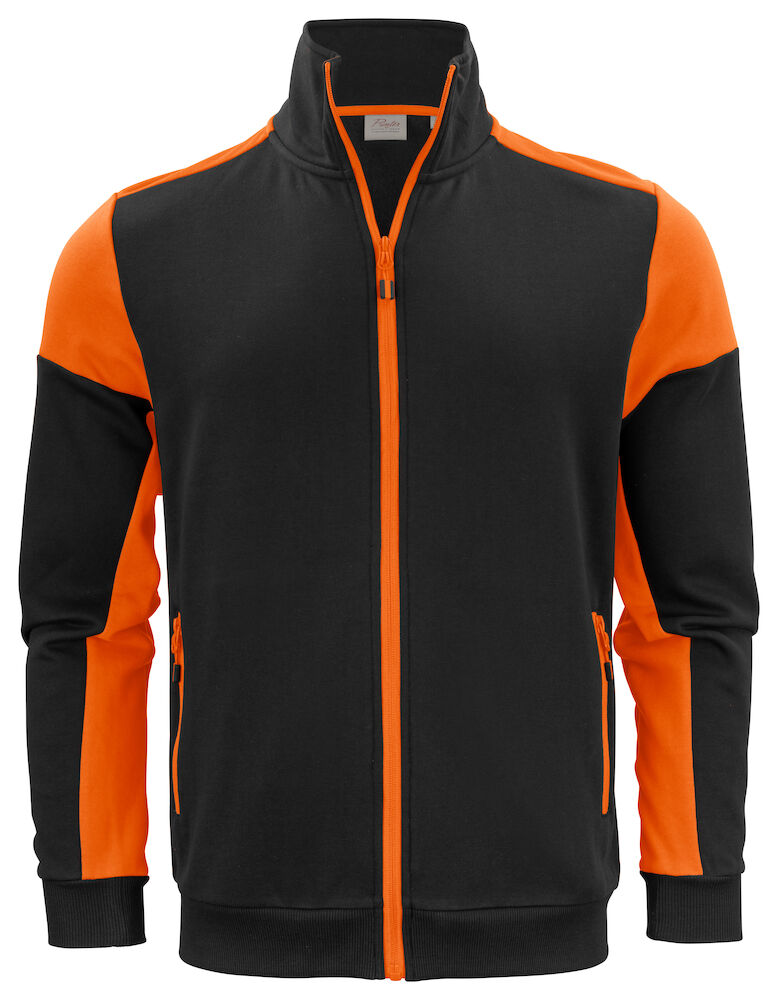 Prime Sweatshirt Mens 9030 Blk/Ora 4XL
