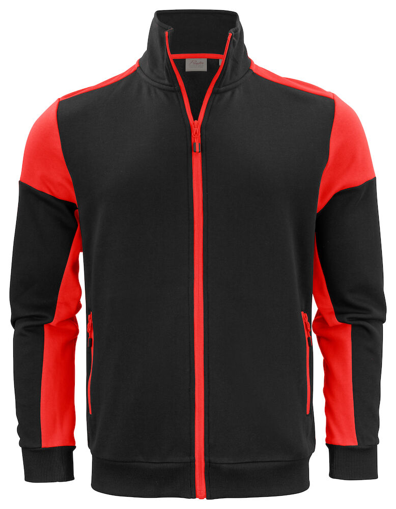 Prime Sweatshirt Mens 9040 Blk/Red 4XL