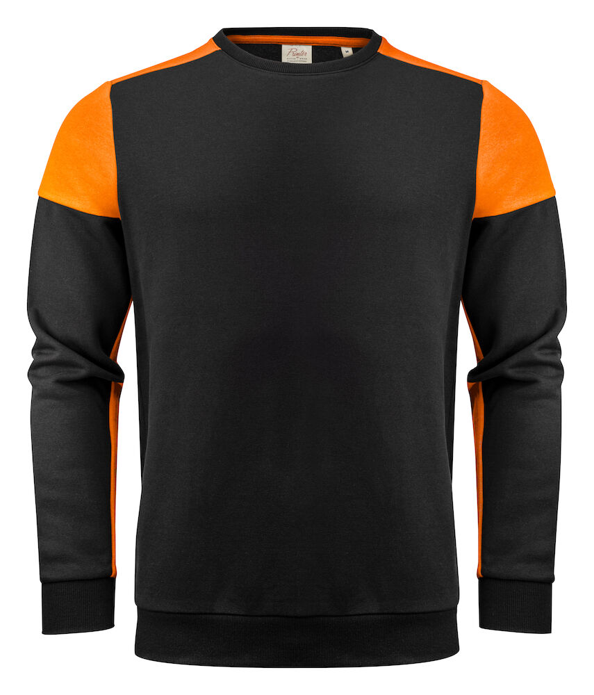 Prime Crewneck UniseX 9030 Blk/Ora 4XL