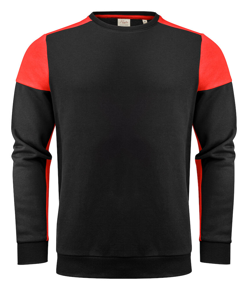 Prime Crewneck UniseX 9040 Blk/Red L