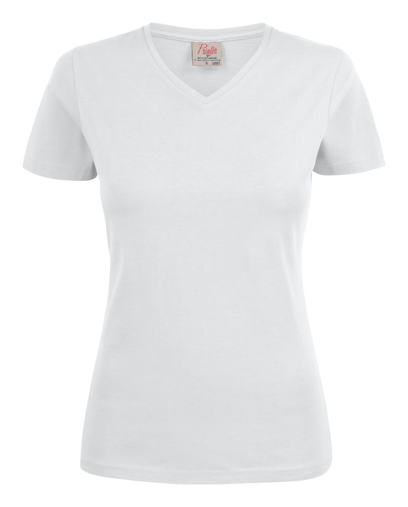Heavy T V Neck Ladies 