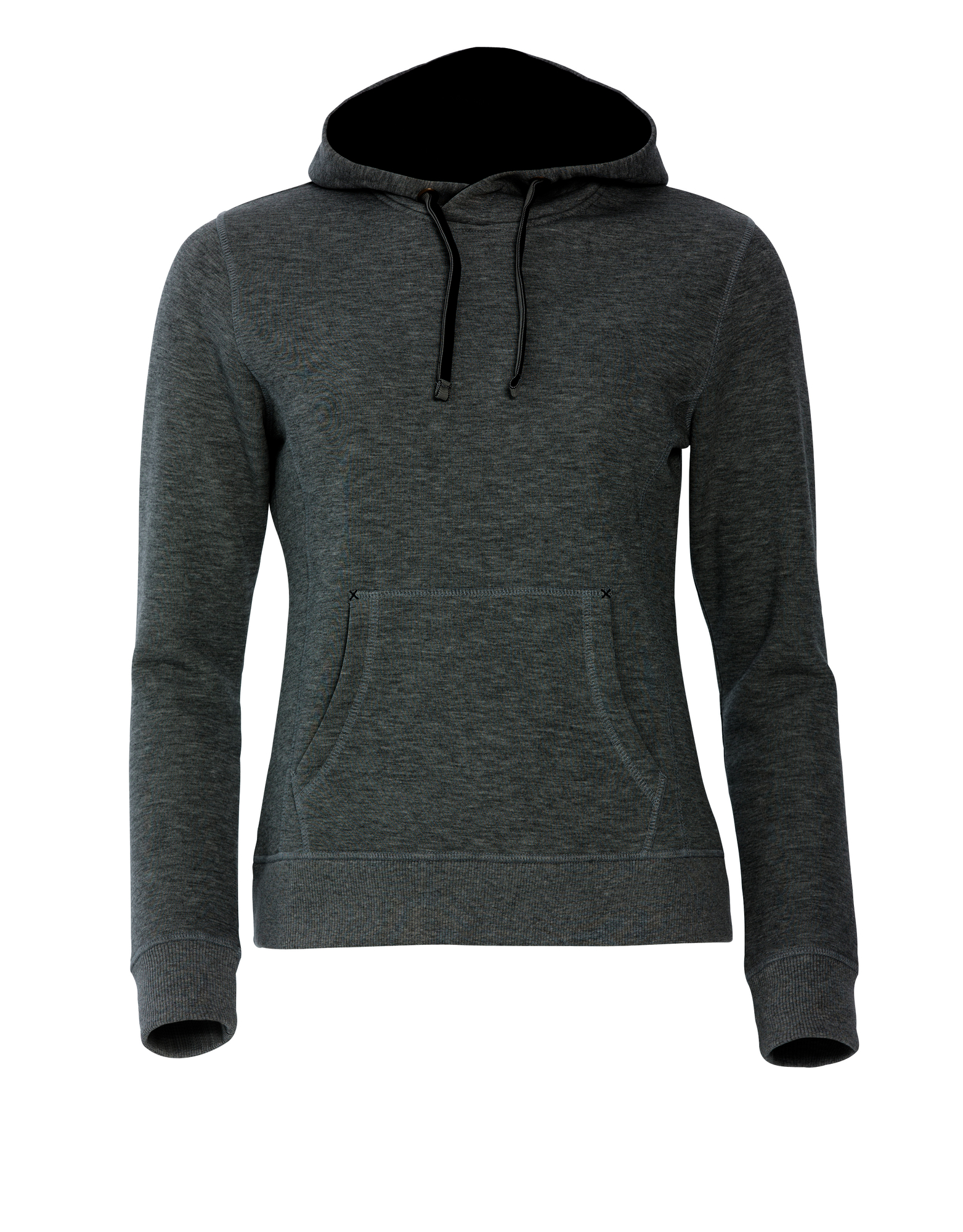 Classic Hoody Women i färgen antracitmelerad