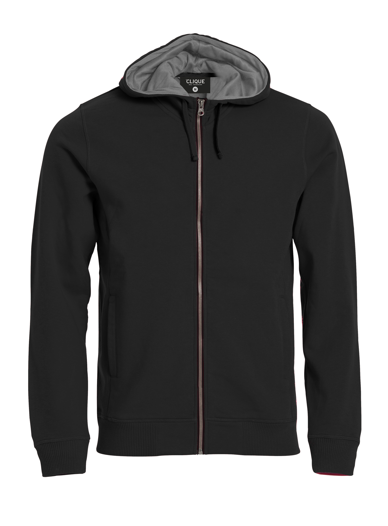 Hettejakke Clique Classic Hoody Full Zip Herre i Sort