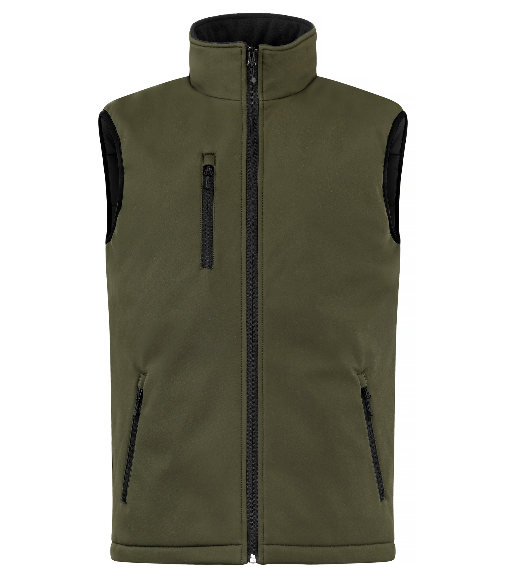 Padded Softshell Vest i färgen Dimgrön