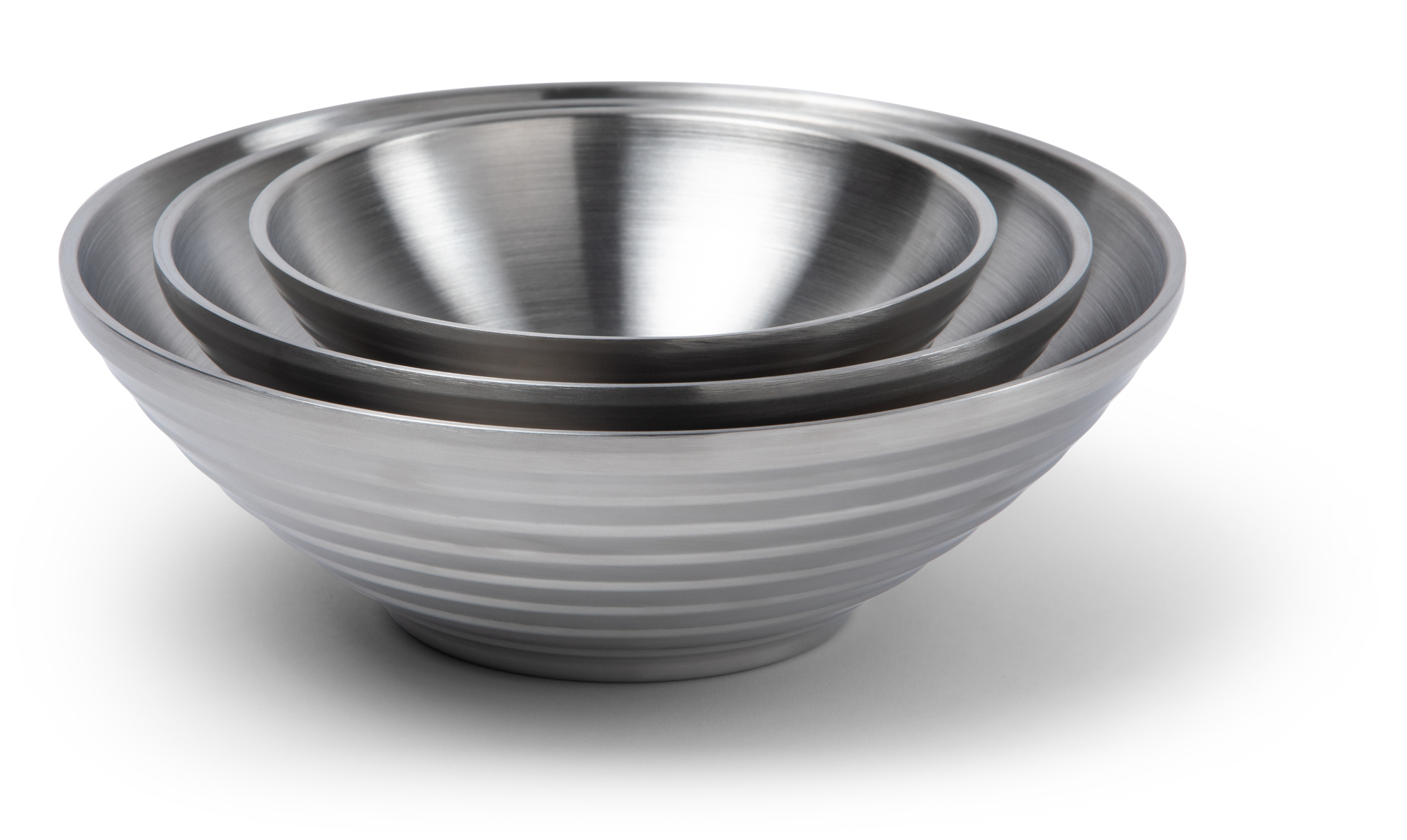 Skål Stainless Dobbeltvegg 3-pk.