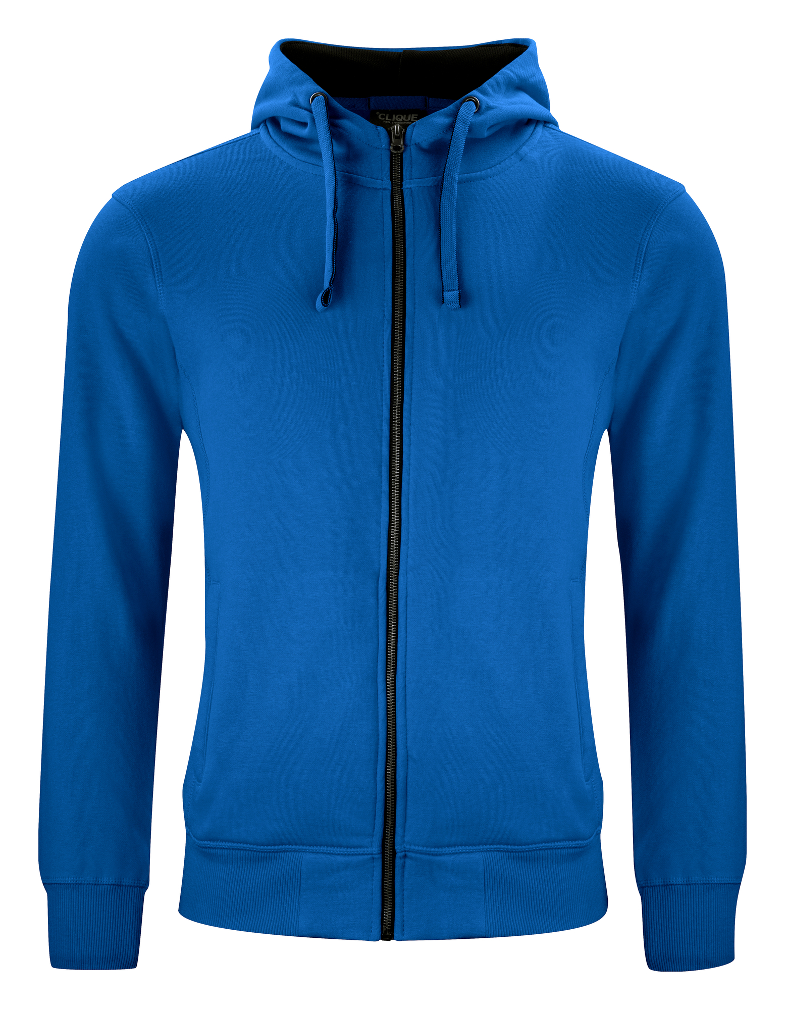 Hettejakke Clique Classic Hoody Full Zip Herre i Kongeblå