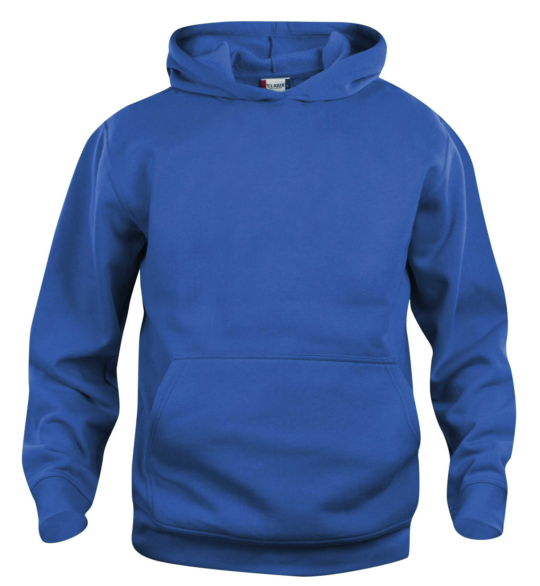 Hettegenser Clique Basic Hoody Junior i Kongeblå