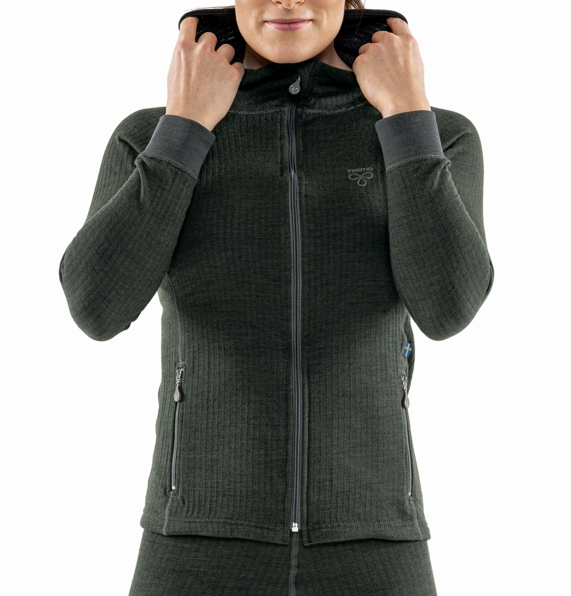 Termo Wool Original 2.0  Hoodie full zip W