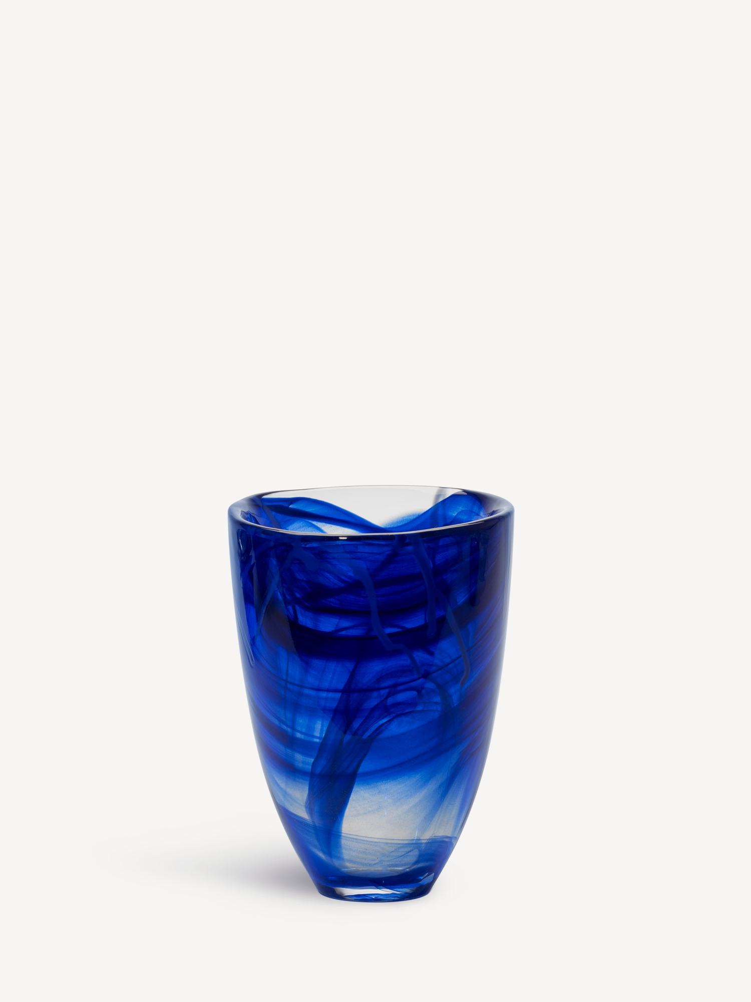 Contrast vase blå/blå 200 mm
