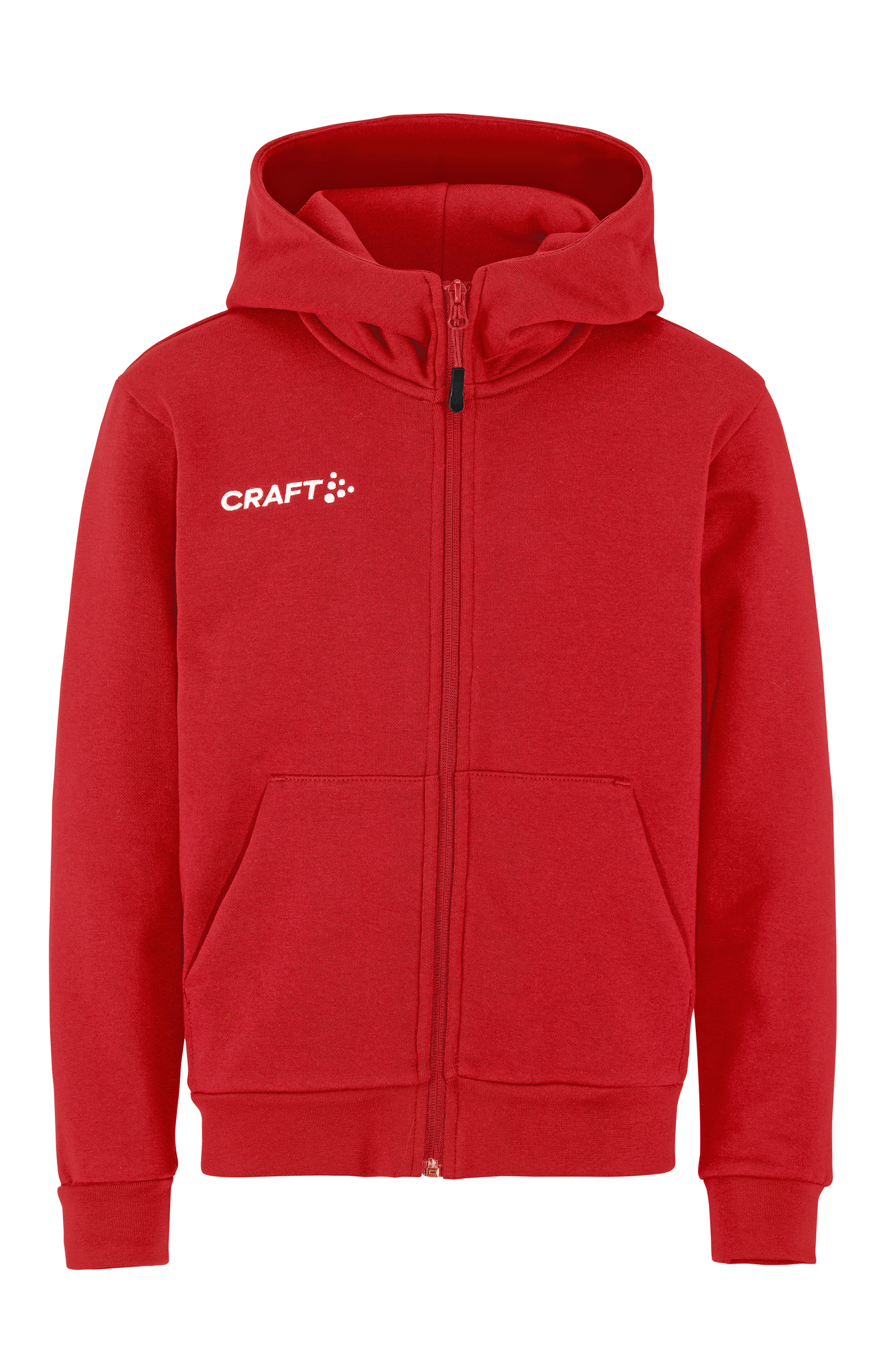 Craft Community 2.0 Logo Fz Hoodie Junior i Bright red