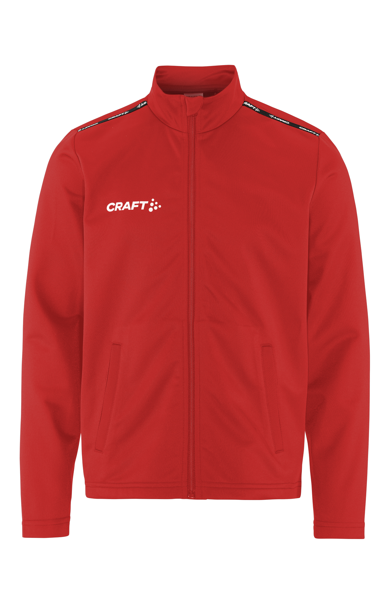 Craft Squad Go Fz Jacket Junior i Bright red