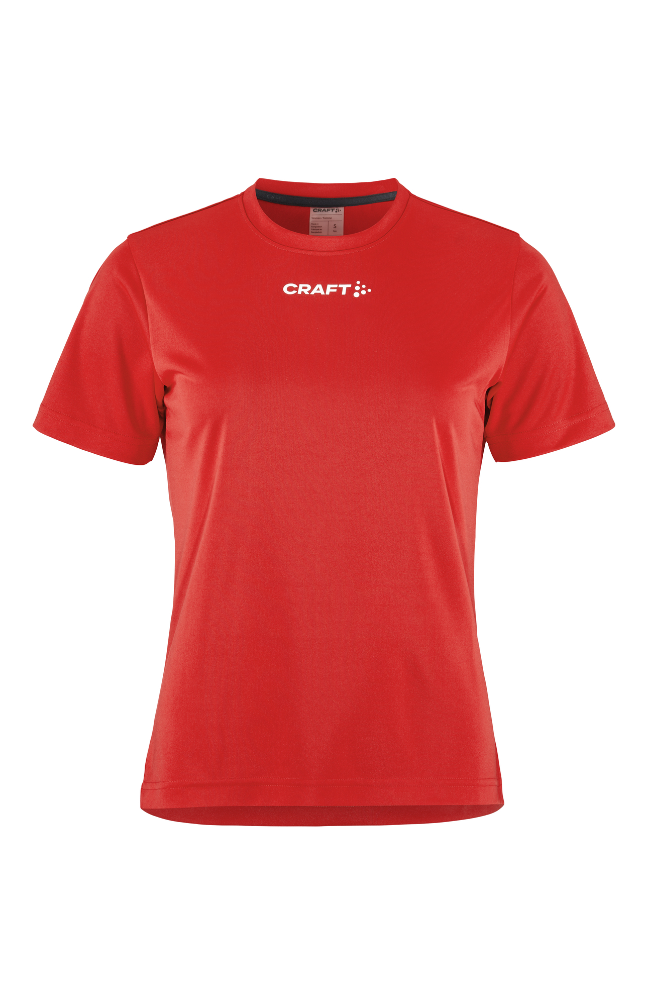 Craft Squad Go Function Tee Dame i Bright red