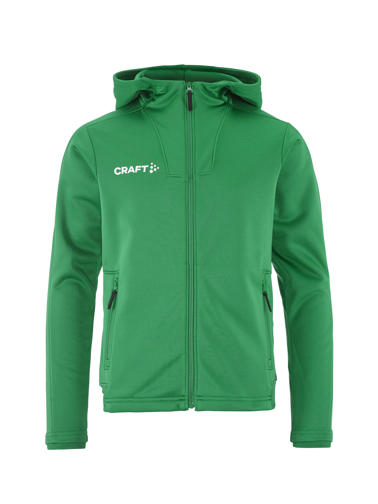 Craft Evolve 2.0 Brushed Hood Jacket Junior i Grønn