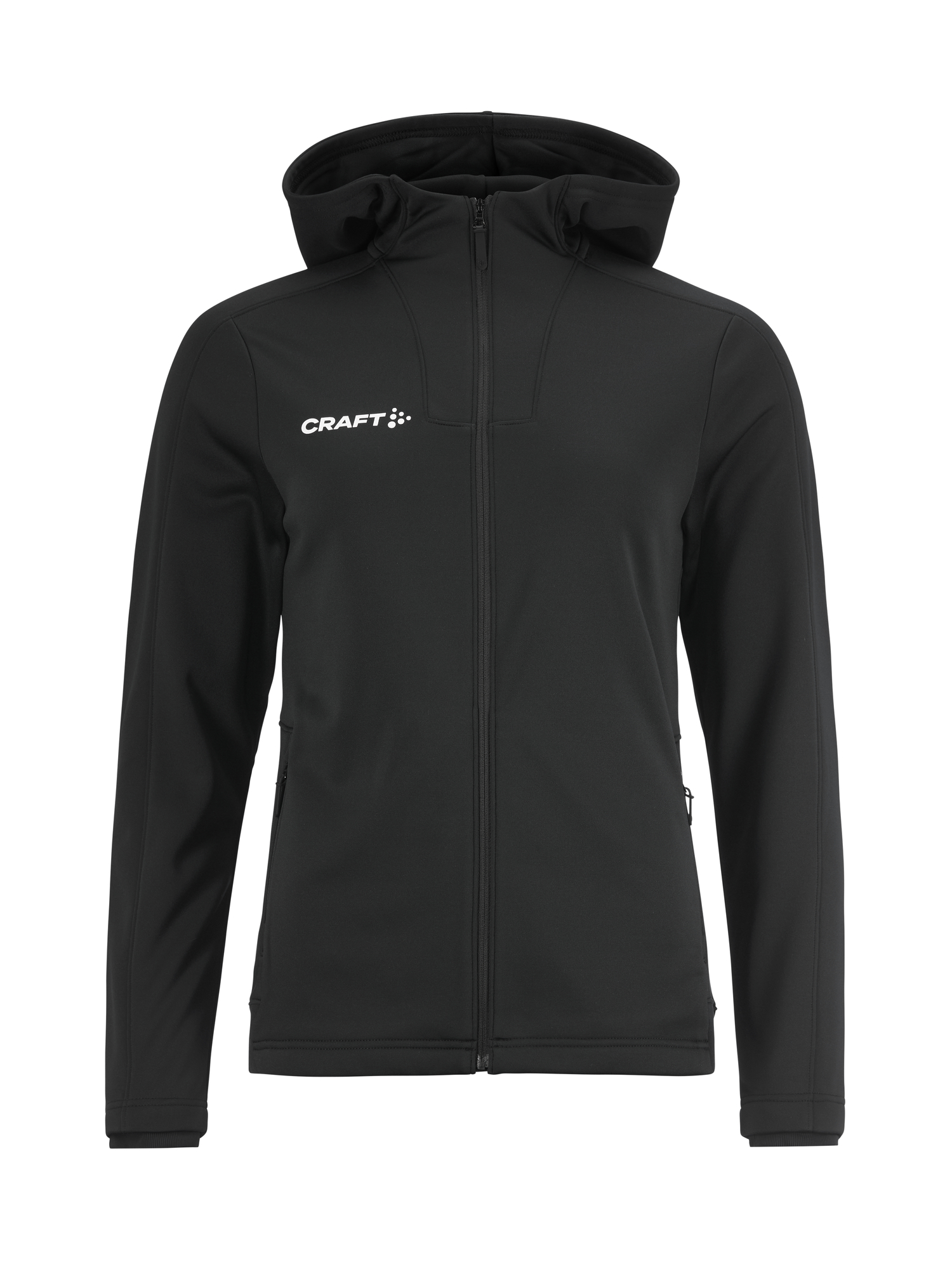 Craft Evolve 2.0 Brushed Hood Jacket Dame i Sort