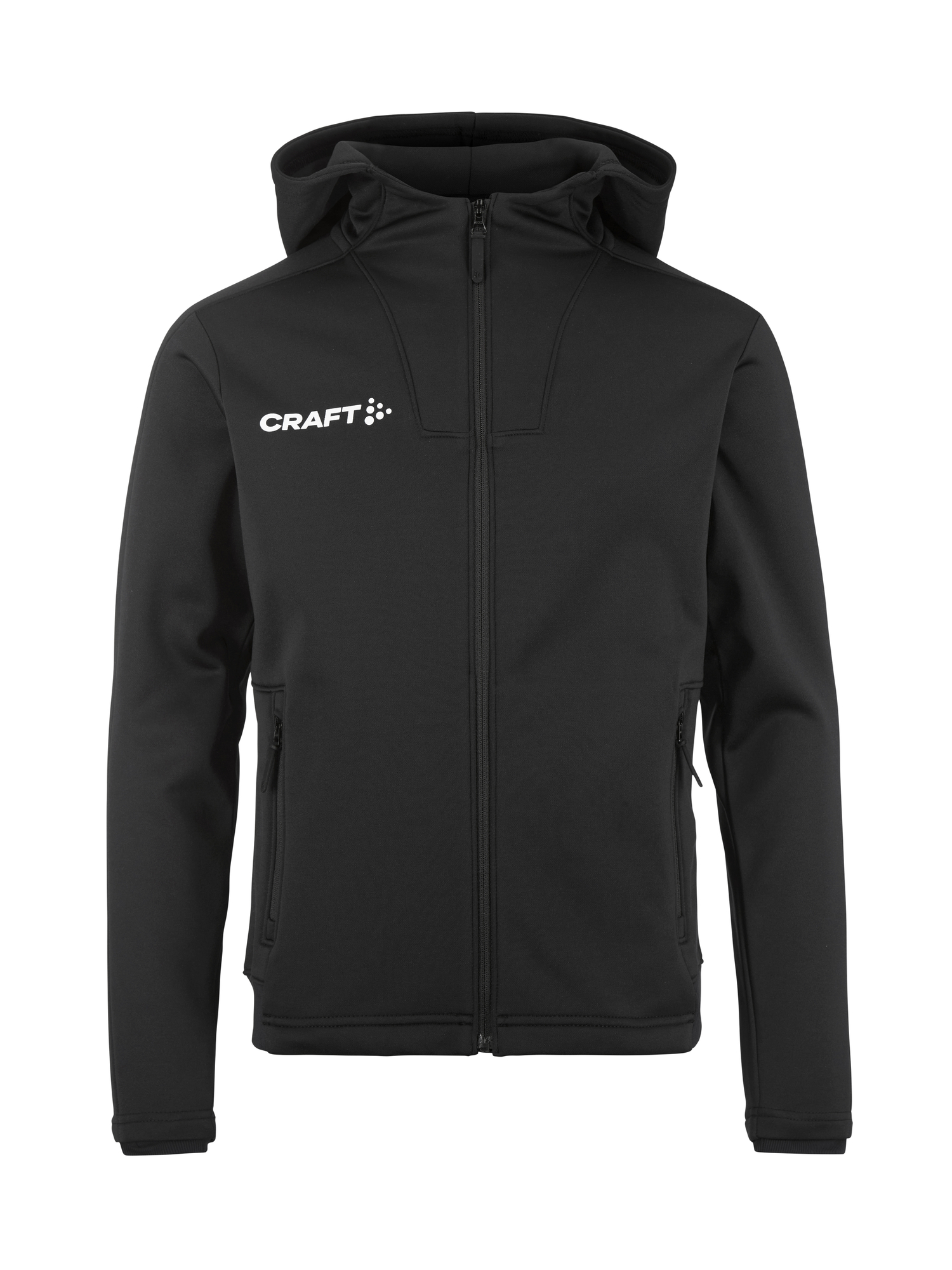Craft Evolve 2.0 Brushed Hood Jacket Junior i Sort