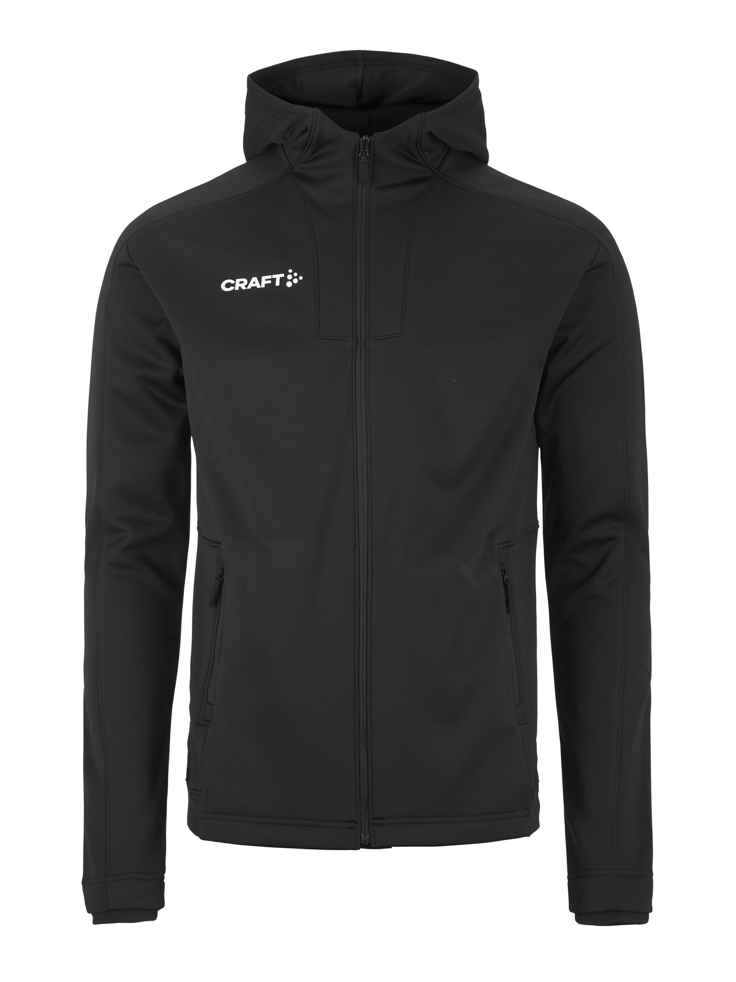 Craft Evolve 2.0 Brushed Hood Jacket Herre i Sort