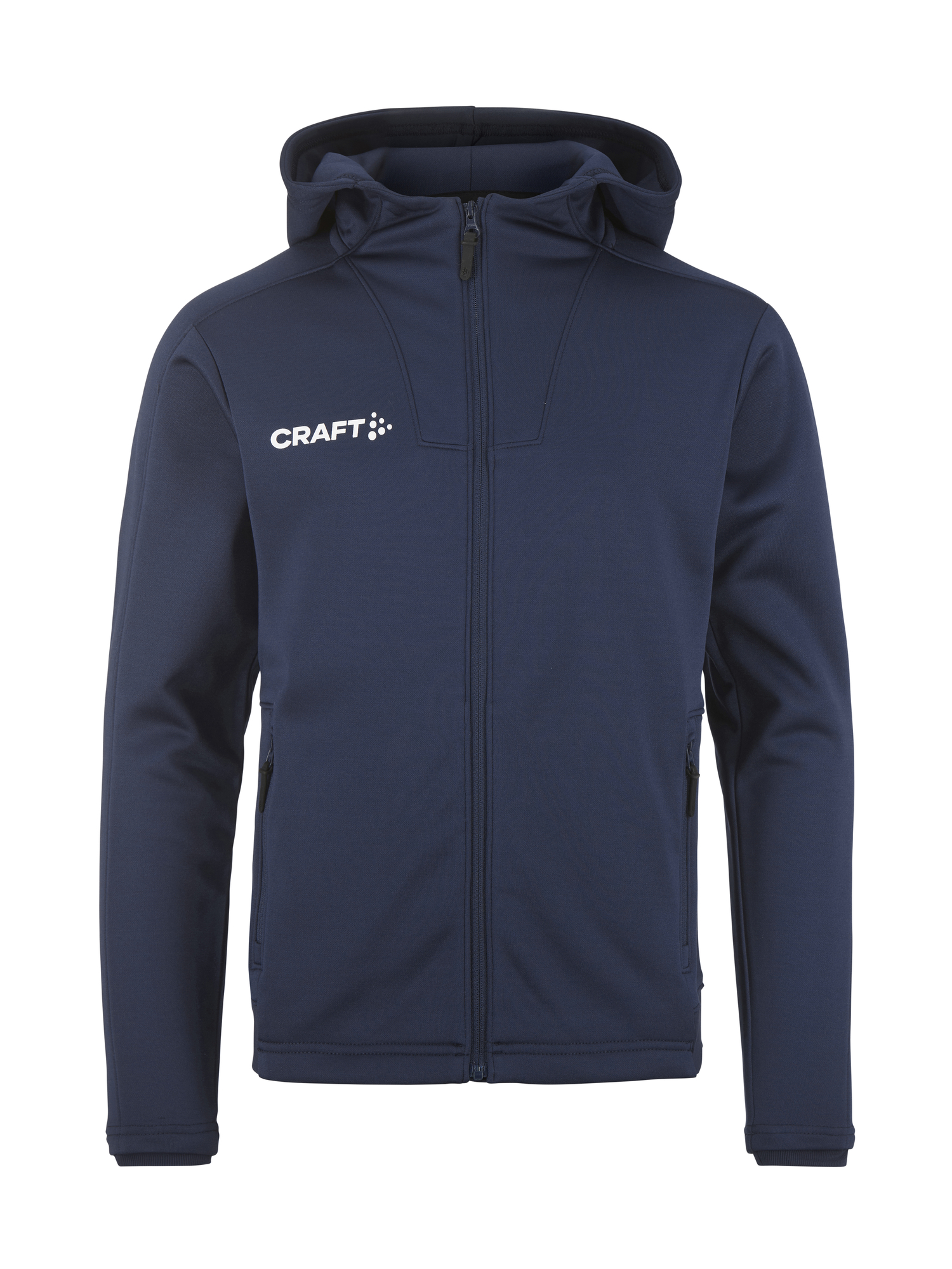 Craft Evolve 2.0 Brushed Hood Jacket Junior i Marineblå