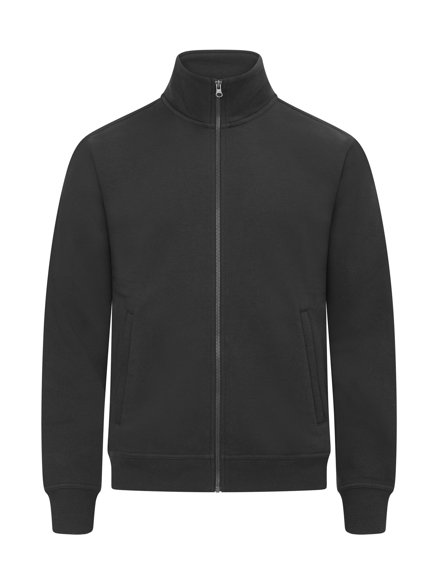 Collegejakke Clique Miami Cardigan Herre i Sort
