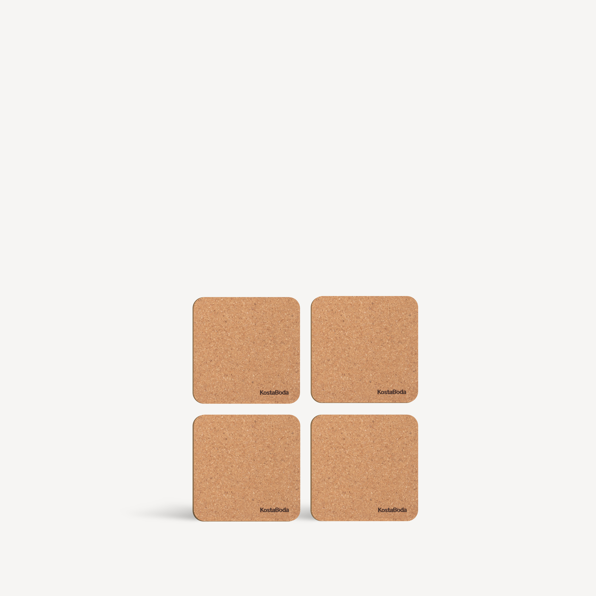 Viva glassbrikke  96x96 mm 4-pk