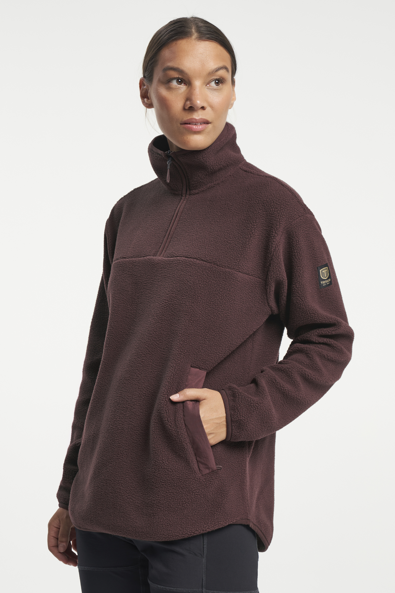 Yoke Half Zip Women