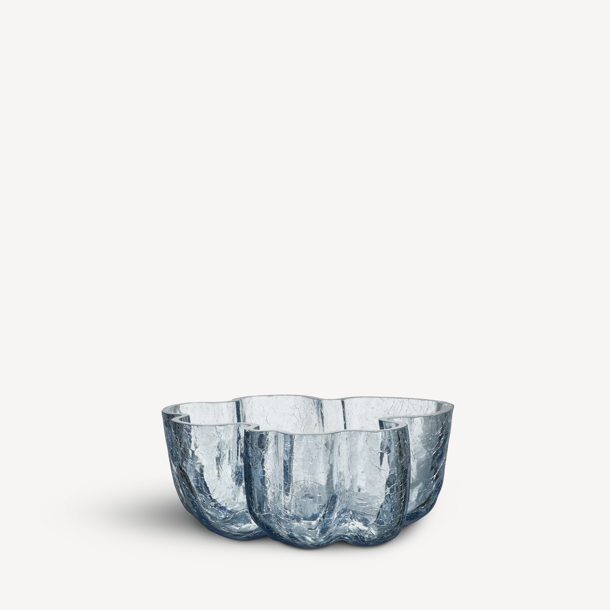 Crackle skål, sirkulert glass 105 mm