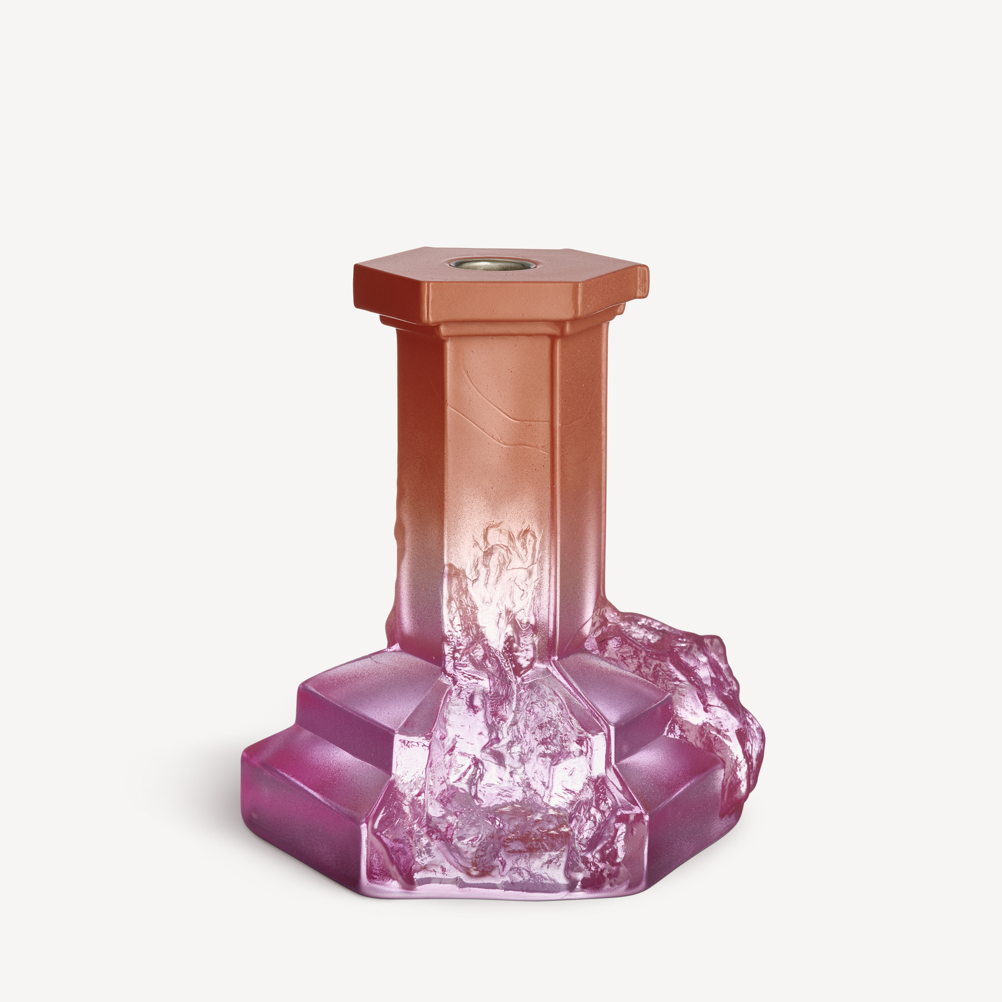 Rocky Baroque candlestick spicy rose 175mm
