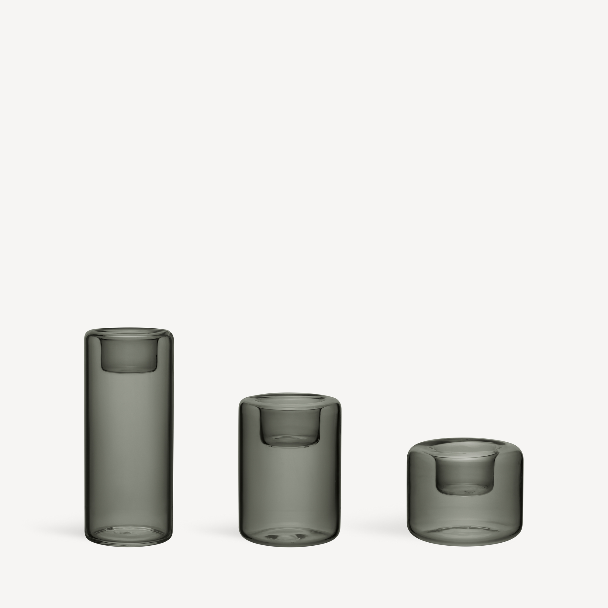 Happy lyslykt antrasitt, 68, 105, 150 mm,  3-pk