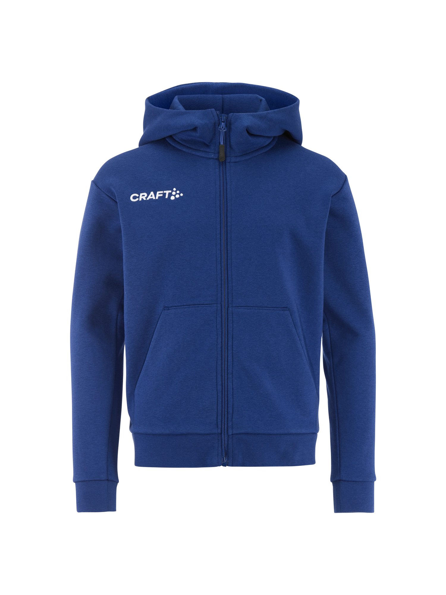 Craft Community 2.0 Logo Fz Hoodie Junior i Kongeblå