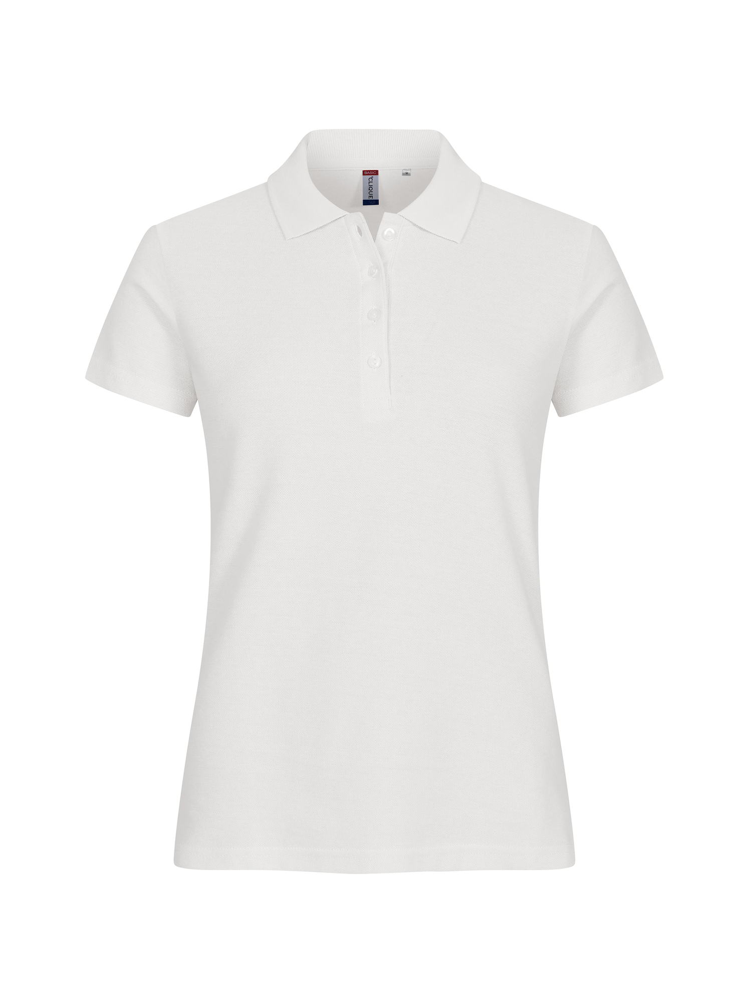 Piqué Clique Basic Polo Dame i Offwhite