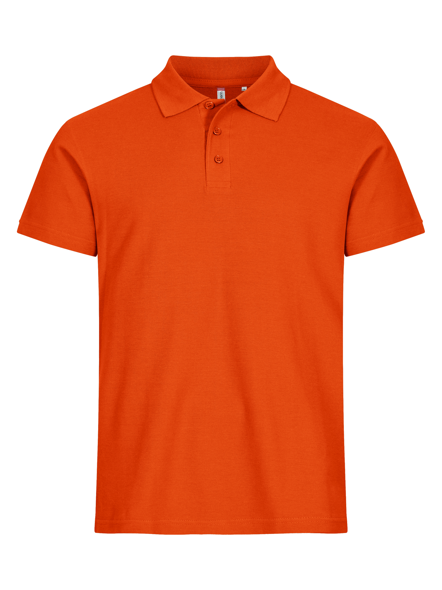 Piqué Clique Basic Polo Herre i Blodoransje