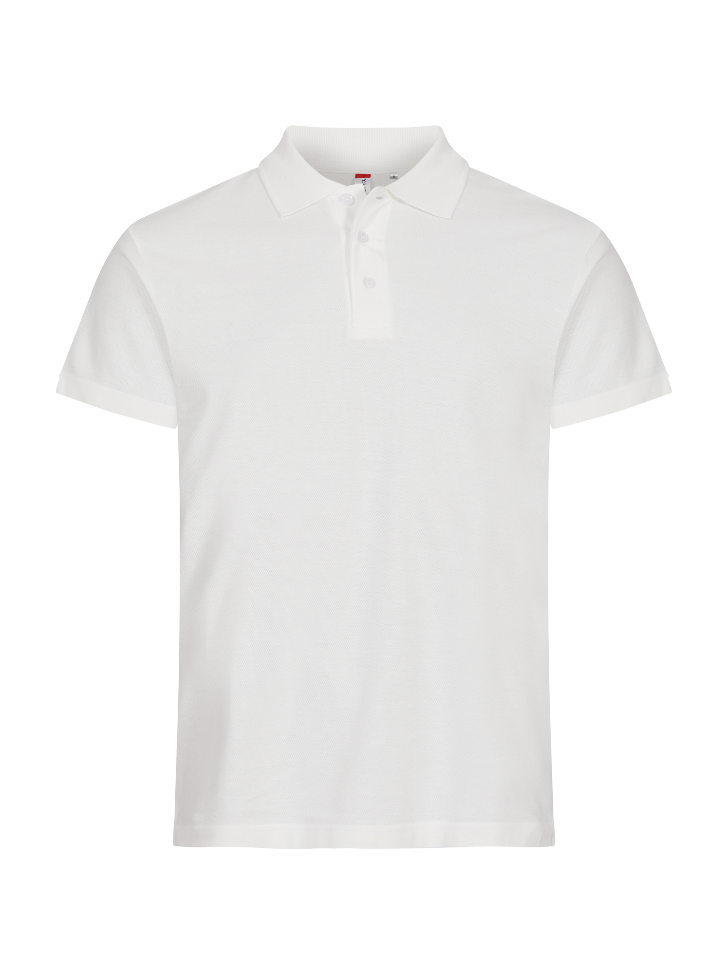 Piqué Clique Basic Polo Herre i Offwhite