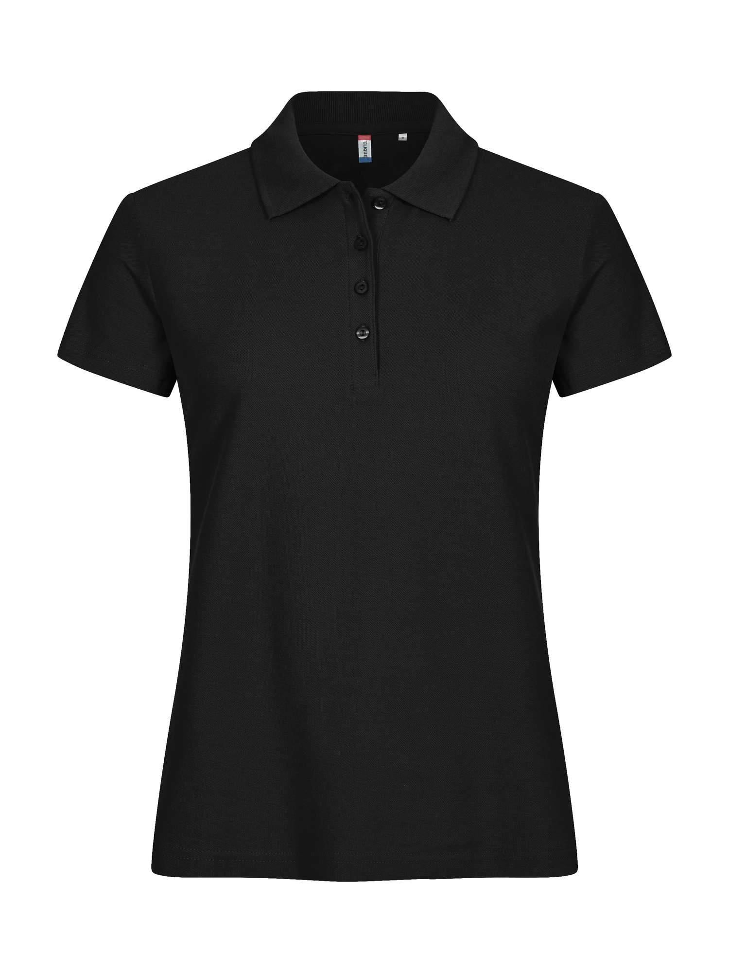 Piqué Clique Basic Polo Dame i Sort