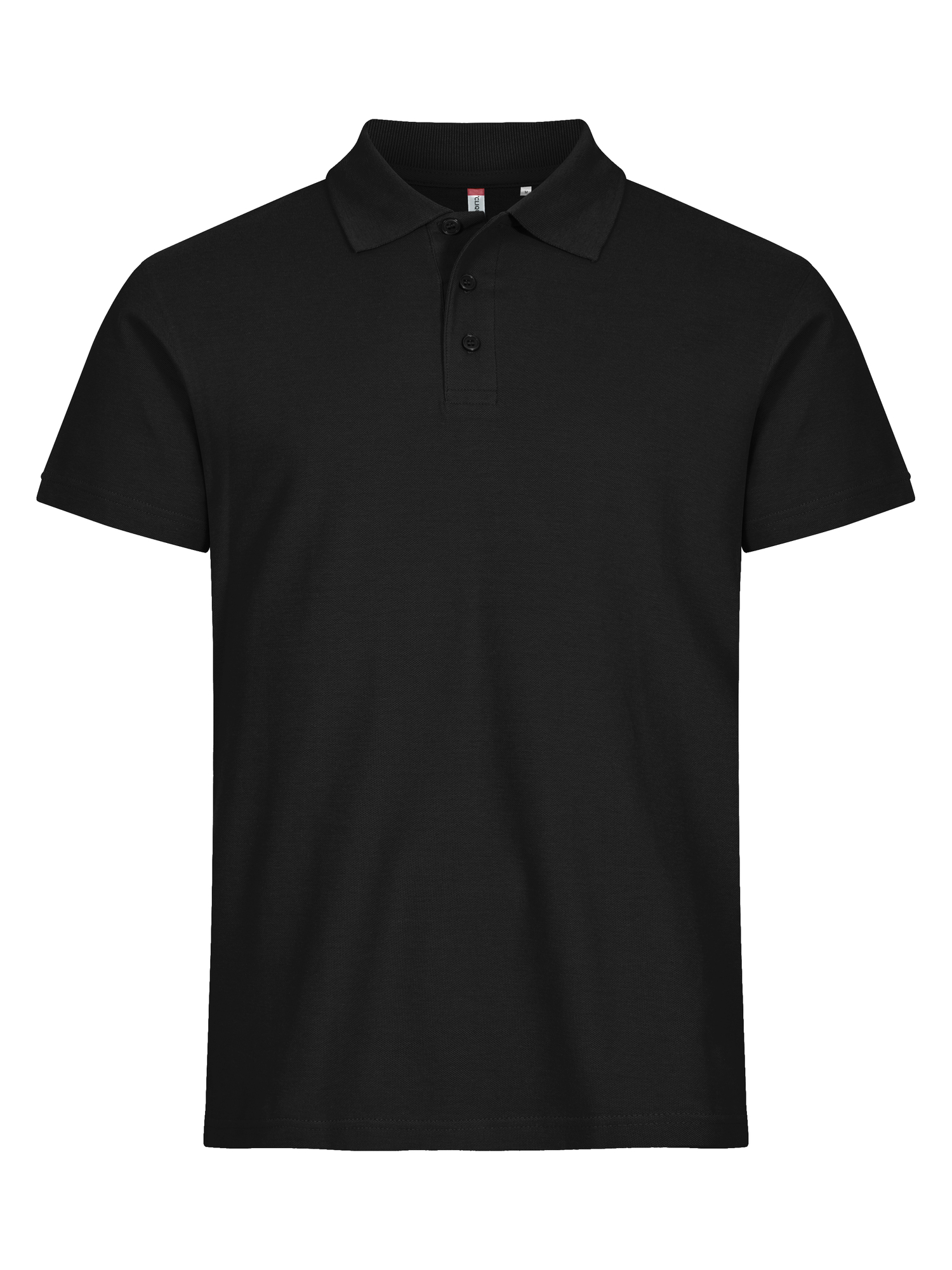 Piqué Clique Basic Polo Herre i Sort