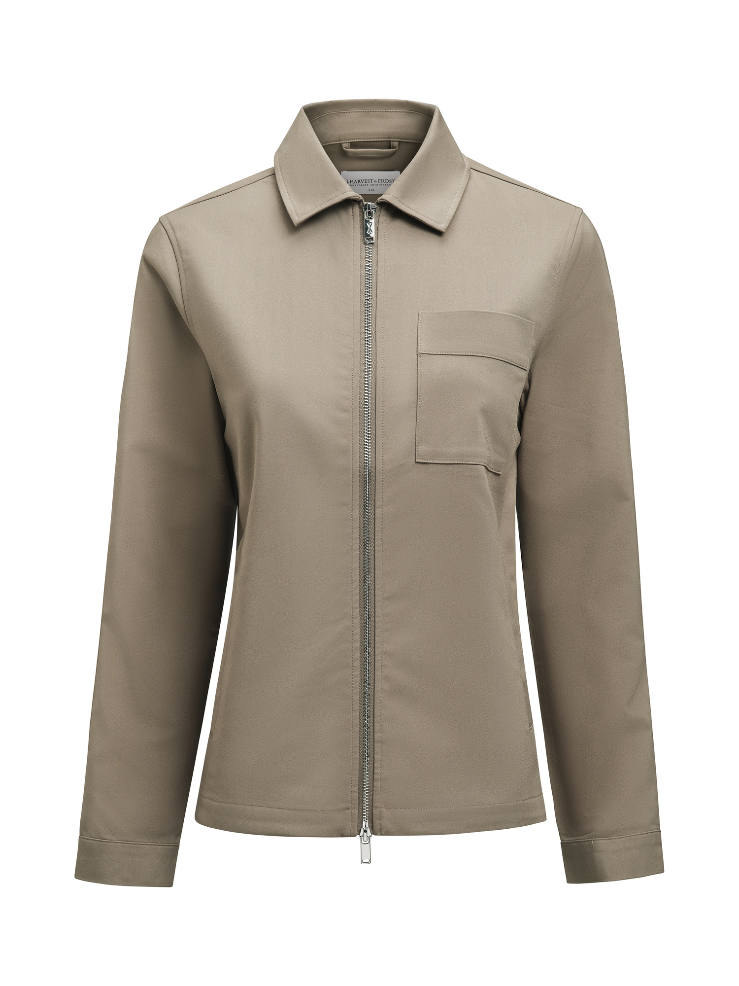 Modern Zip Overshirt Woman