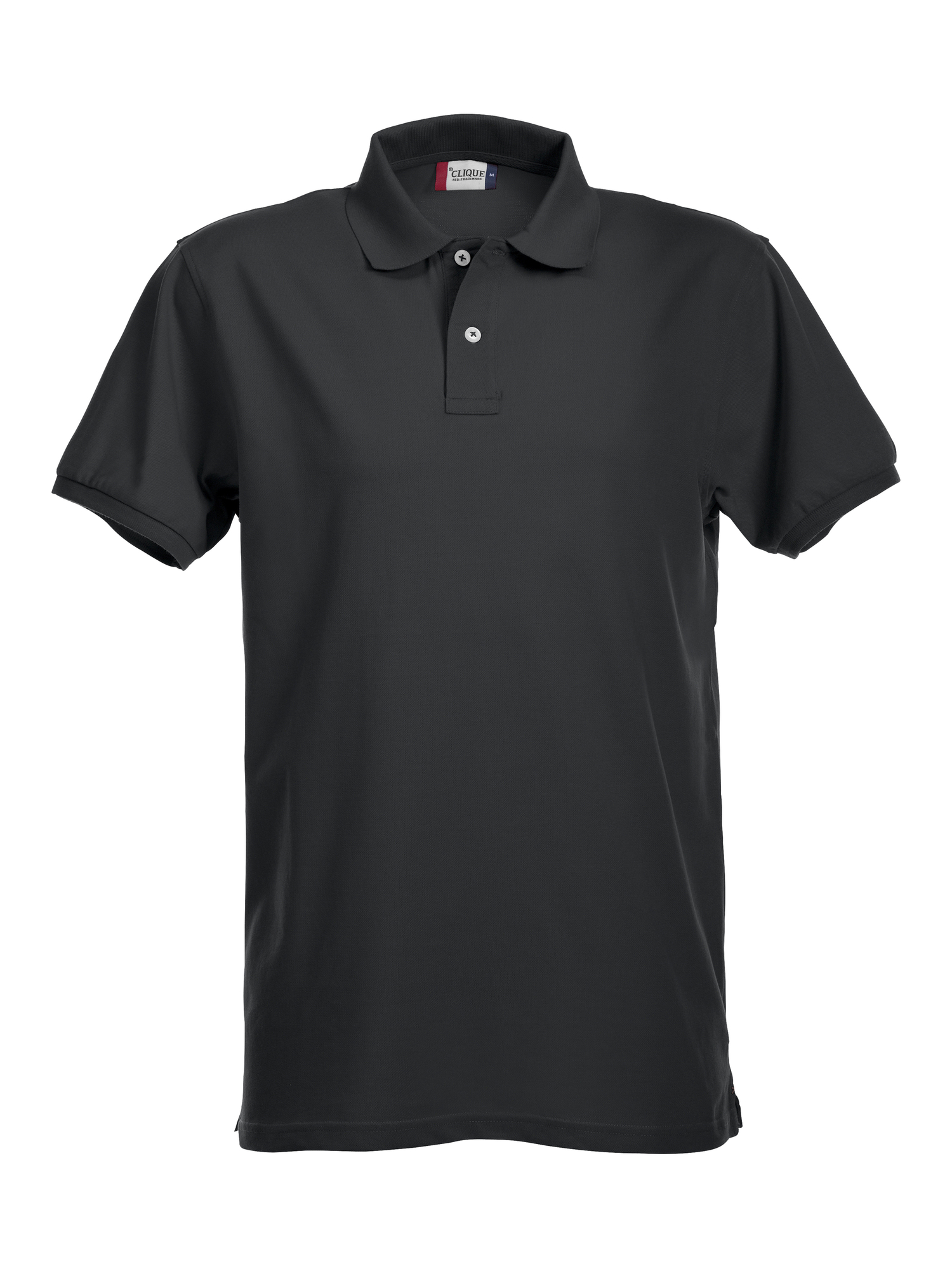 Piqué Clique Stretch Premium Polo Herre i Sort