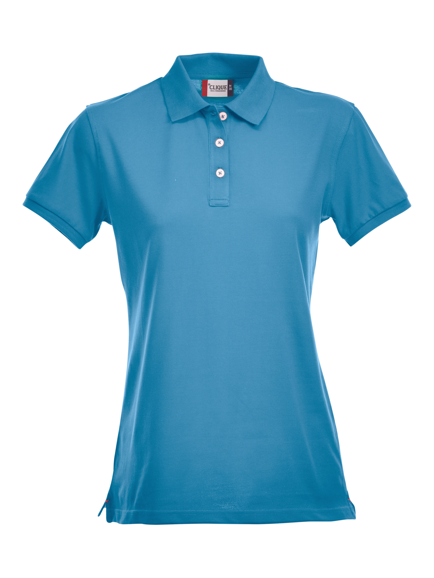 Piqué Clique Stretch Premium Polo Dame i Turkis