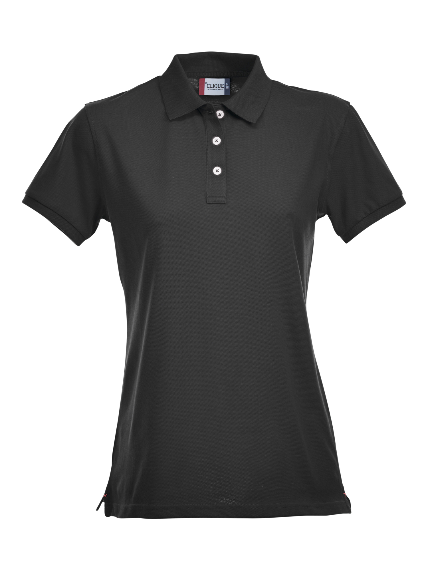Piqué Clique Stretch Premium Polo Dame i Sort