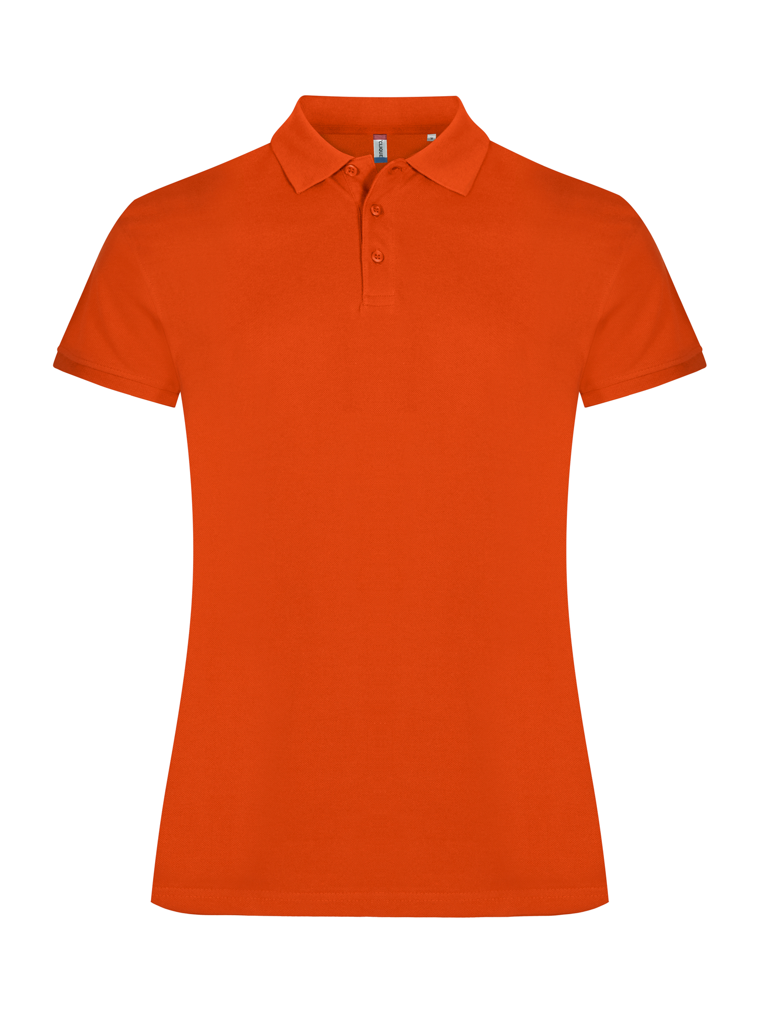 Piqué Clique Classic Marion S/S Dame i Blodoransje