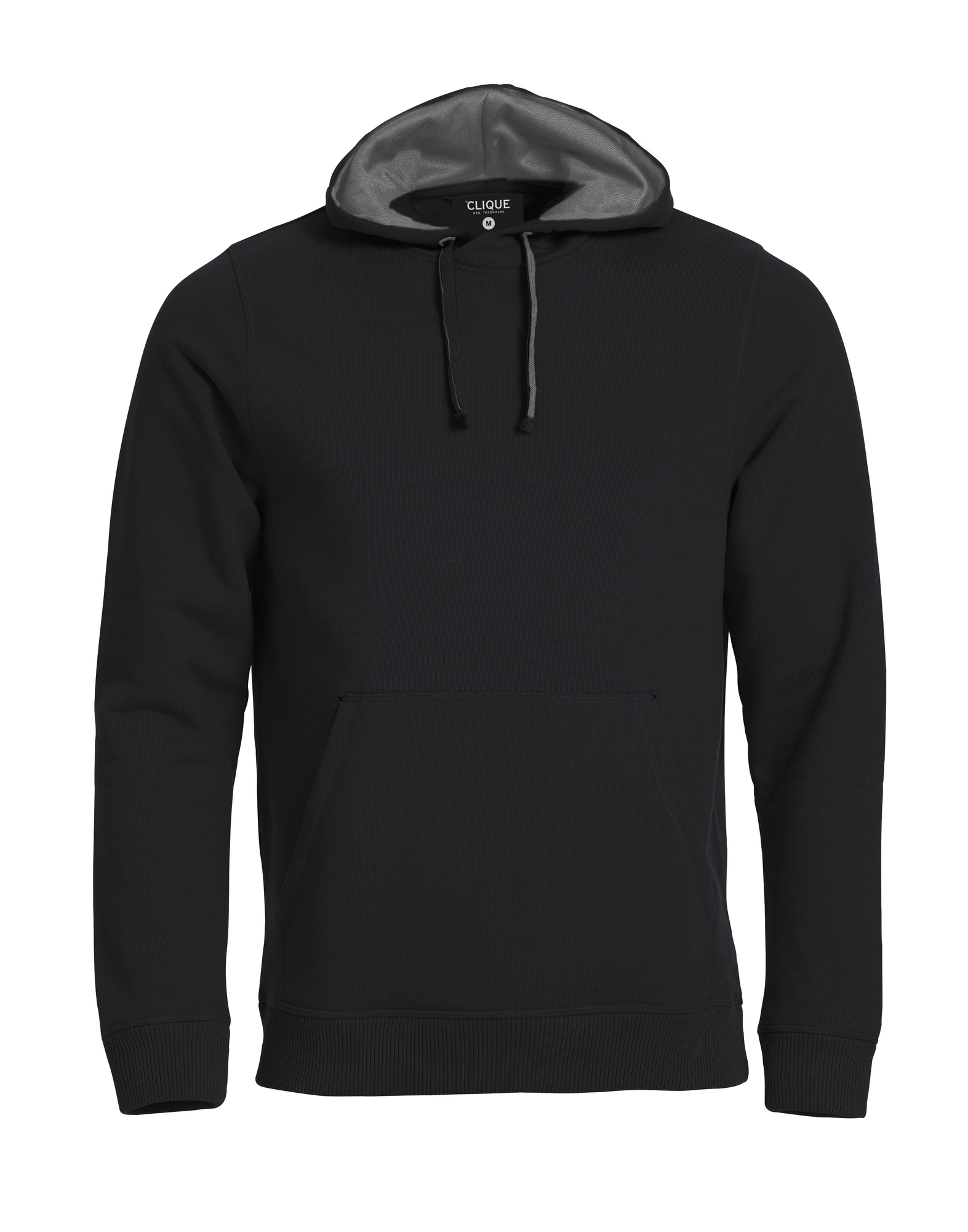 Hettegenser Clique Classic Hoody Herre i Sort