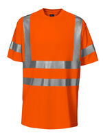 T-Shirt Haute Visibilité Manches Longues NITRAS Motion Tex Viz – Jaune/Orange Fluo Avec Bandes Réfléchissantes – Confort & Sécurité Chantier, Route, Travaux